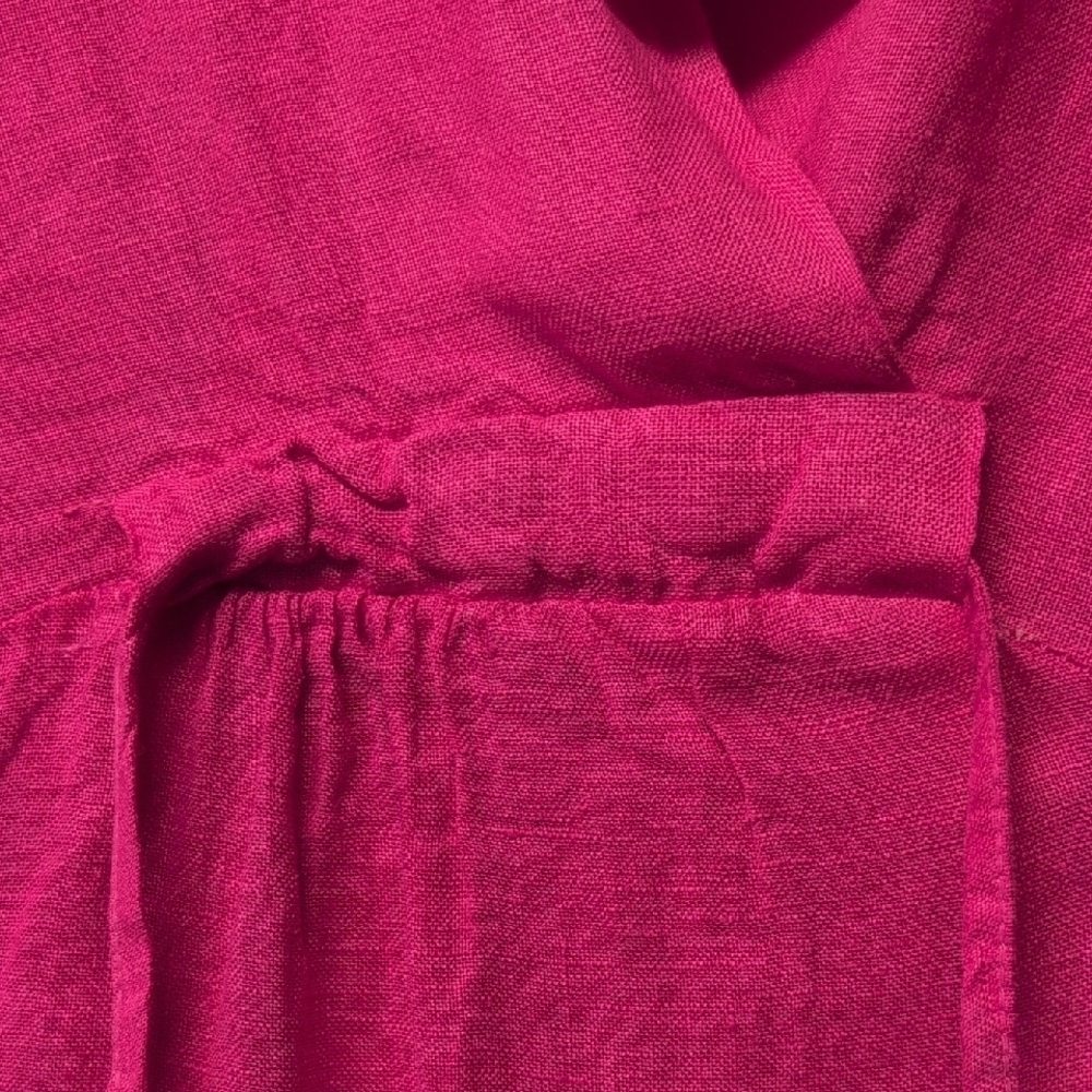 NWT 100 % Lino Made In Italy Linen Dress - Picture 4 of 11